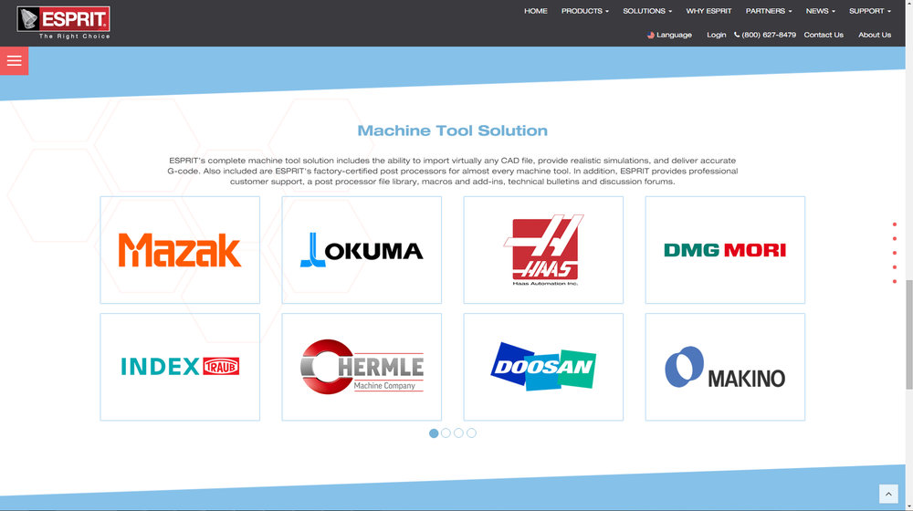Il software CAD/CAM ESPRIT rivela un nuovo sito web e un branding innovativo